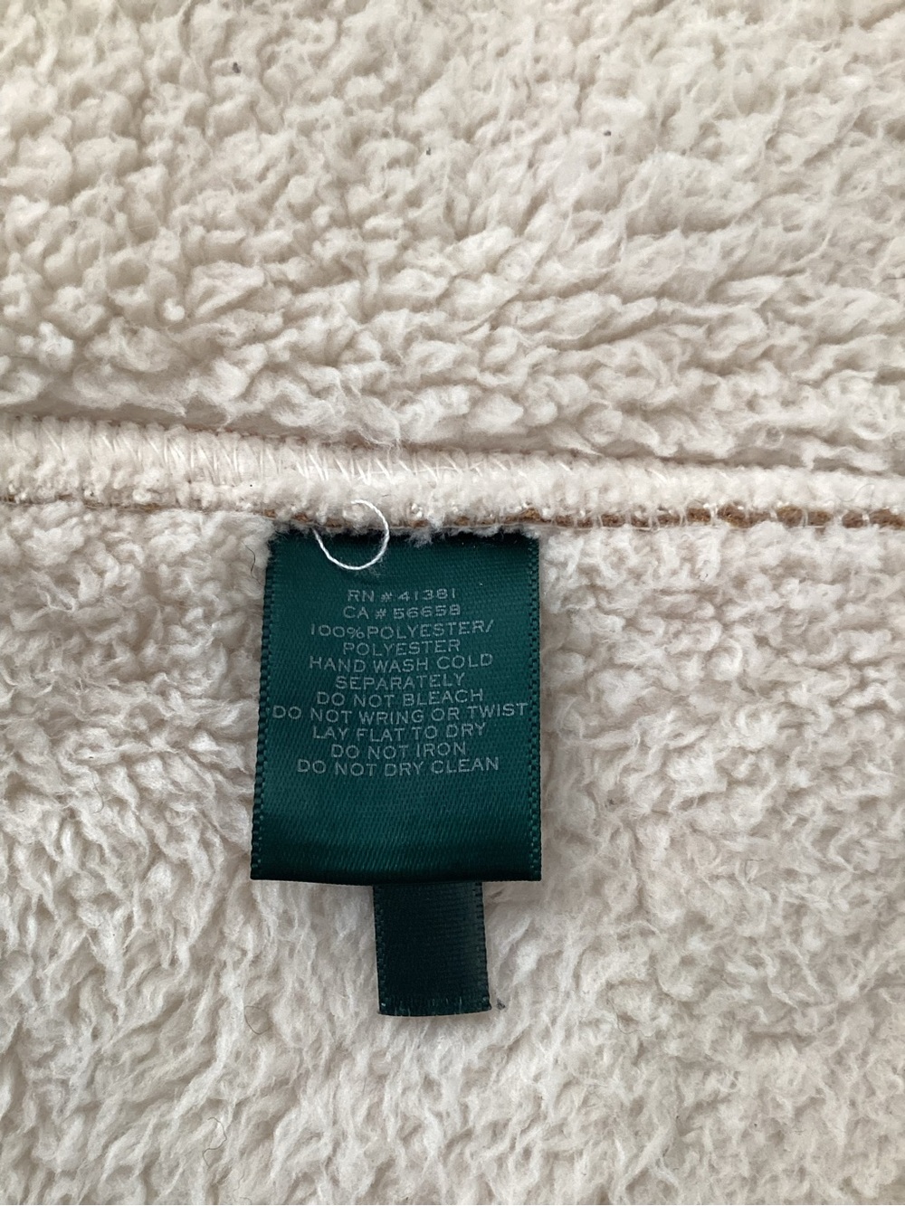 Ralph Lauren Faux Suede and Sherpa jacket - Picture 4 of 4